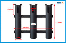 Load image into Gallery viewer, Fishing Vertical 3 Link Rod Holder