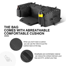 Load image into Gallery viewer, ATV Quad Rear Bag Padded Seat