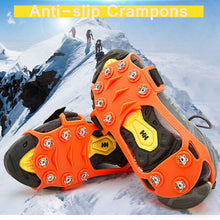 Load image into Gallery viewer, 10 Teeth Sports Anti-Slip Boot Grips Crampons