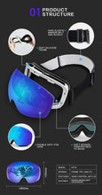 Load image into Gallery viewer, Ski Goggles Spherical Anti-Fog Protection