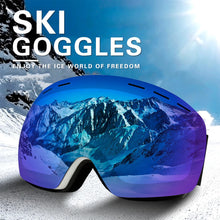 Load image into Gallery viewer, Ski Goggles Spherical Anti-Fog Protection