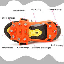 Load image into Gallery viewer, 10 Teeth Sports Anti-Slip Boot Grips Crampons