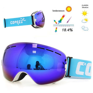 ski goggles double layers UV400