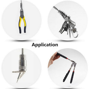 1pc Telescopic Magnetic Pick-Up Tools With LED